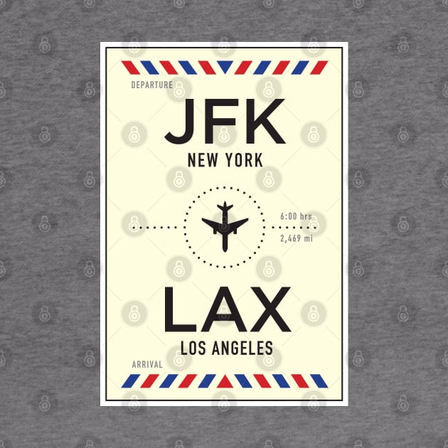JFK to LAX Airport / New York to Los Angeles by Poptastic